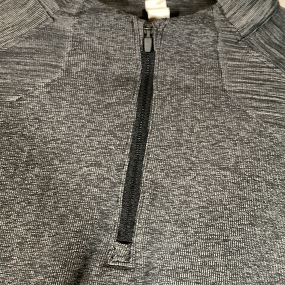 Under Armour Grey Quarter Zip Sweater Top - Picture 5 of 9